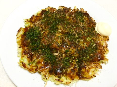 たこ焼き器不要！！たこ焼き味のお好み焼き♡